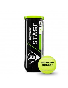 Can of Dunlop Stage 1 Green B3 Balls
