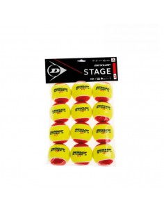 Dunlop Stage 3 Red Tennis Balls Pack of 12