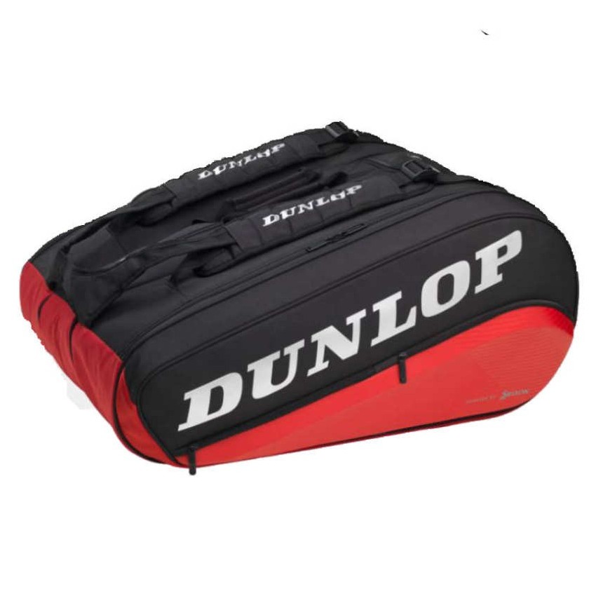 DUNLOP CX PERFORMANCE X12 RACKET BAG BLACK/RED
