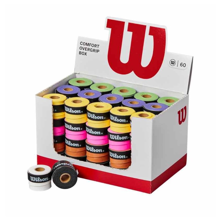 OVERGRIPS WILSON BOX 60 ud Colores Surtidos