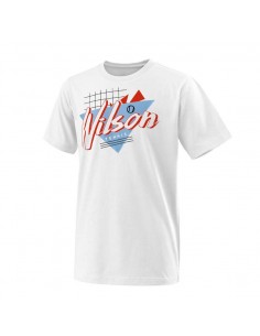 Wilson Nostalgia Tech Kid's T-Shirt White