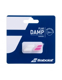 Babolat Flag Damp White/Pink Vibration Dampers