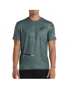 Bullpadel Liron Camiseta de Padel Hombre - Gris Medio Vigore