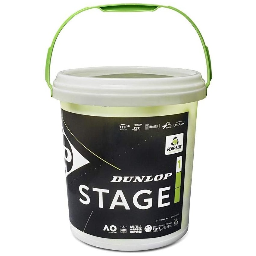 Dunlop Cubo 60 pelotas Stage 1 Green